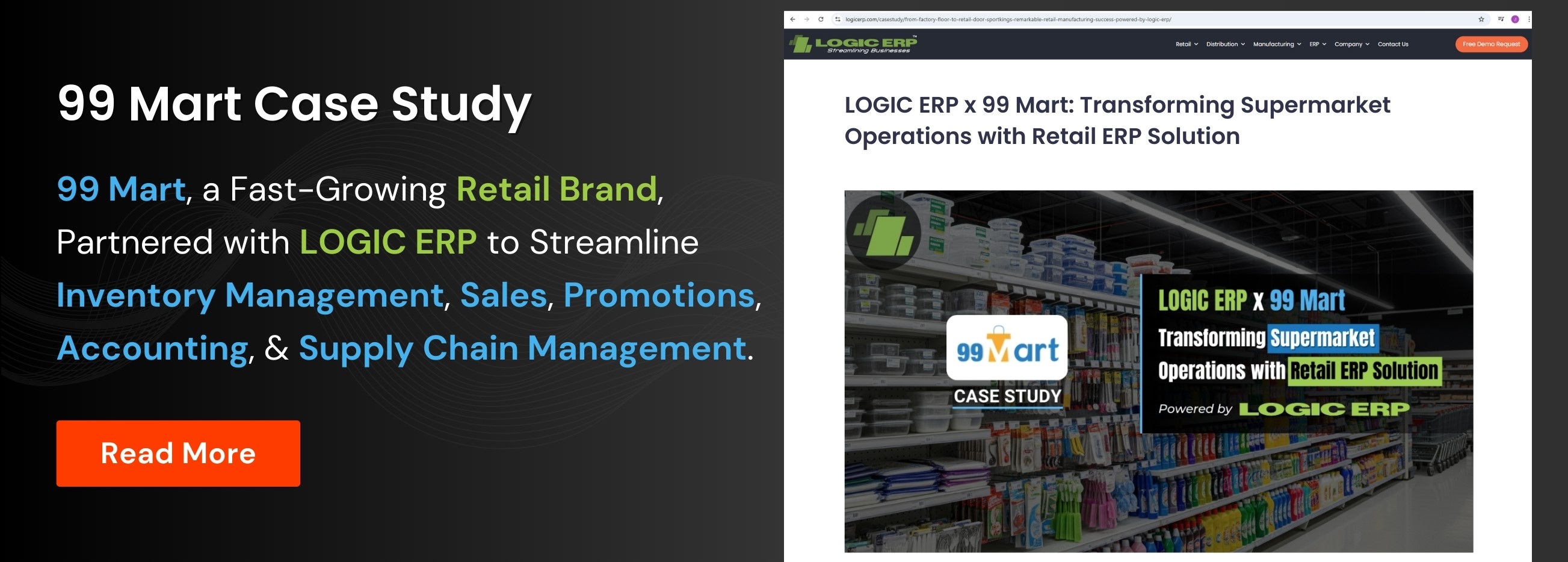 LOGIC ERP x 99 Mart: Transforming Supermarket Operations with Retail ERP Solution