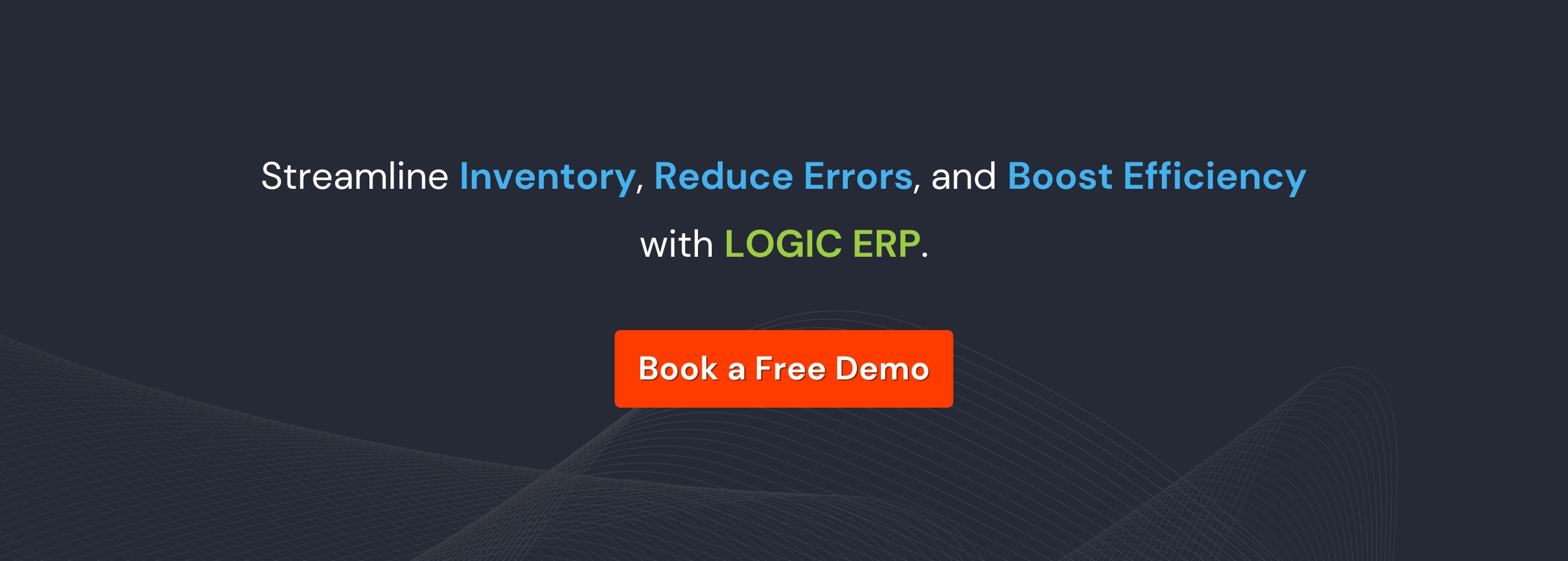 Book a Free Demo of LOGIC ERP Software Now!