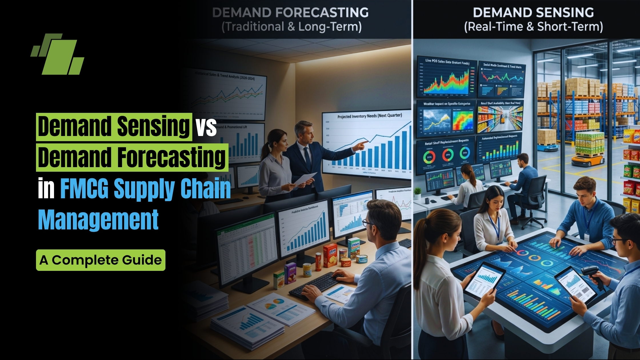 Demand Sensing vs Demand Forecasting in FMCG Supply Chain Management: A Complete Guide