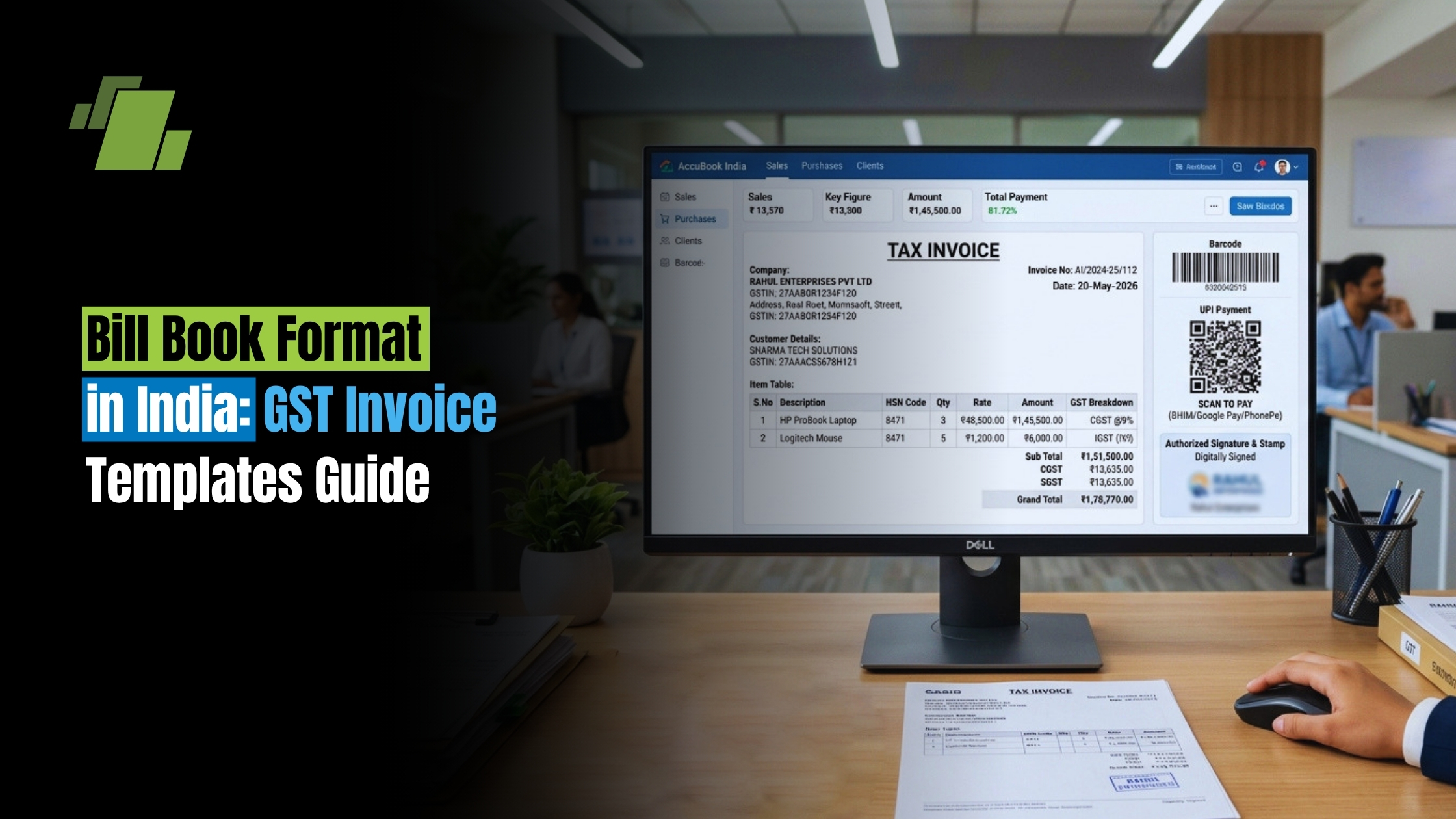 Bill Book Format in India: GST Invoice Templates Guide