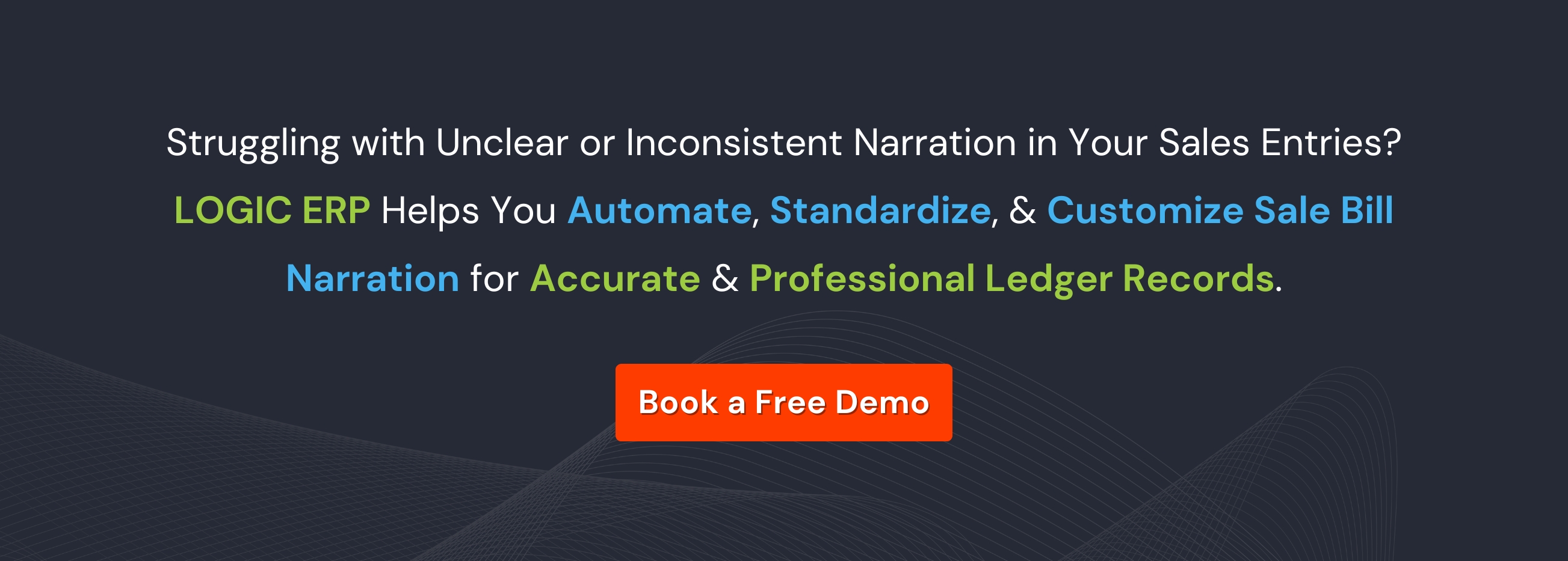 Book a Free Demo of LOGIC ERP Software Now!