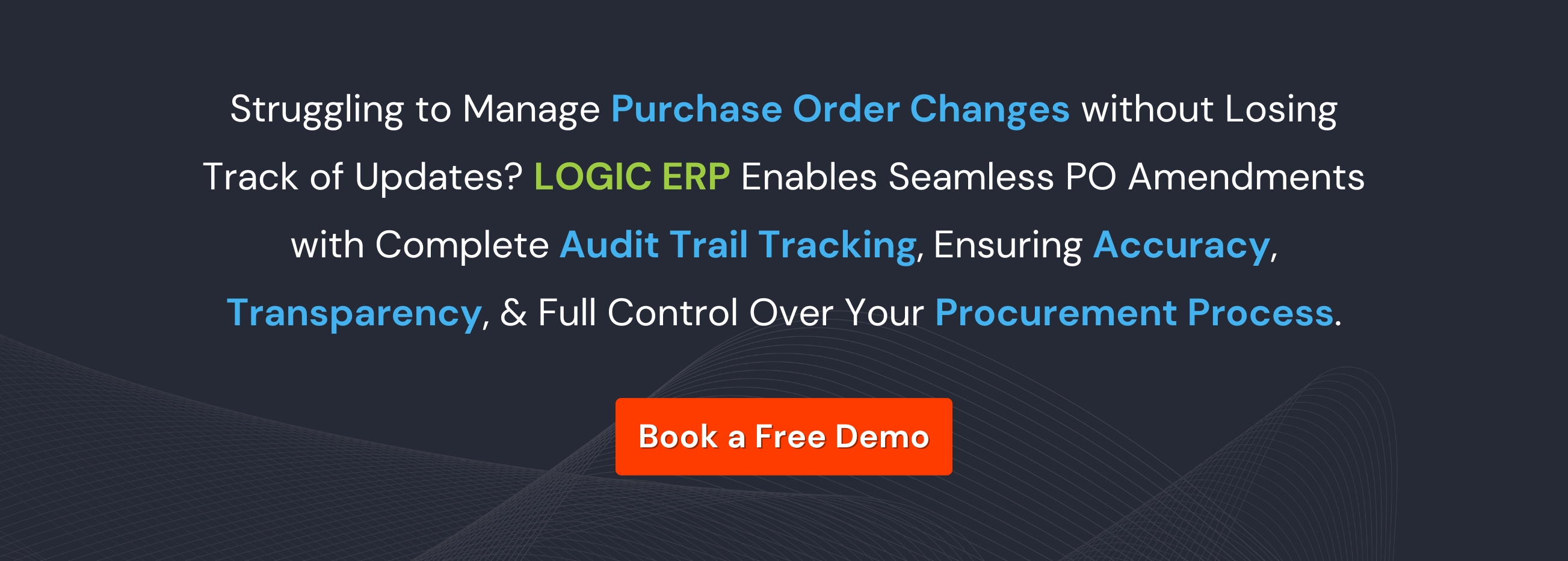 Book a Free Demo of LOGIC ERP Software Now!