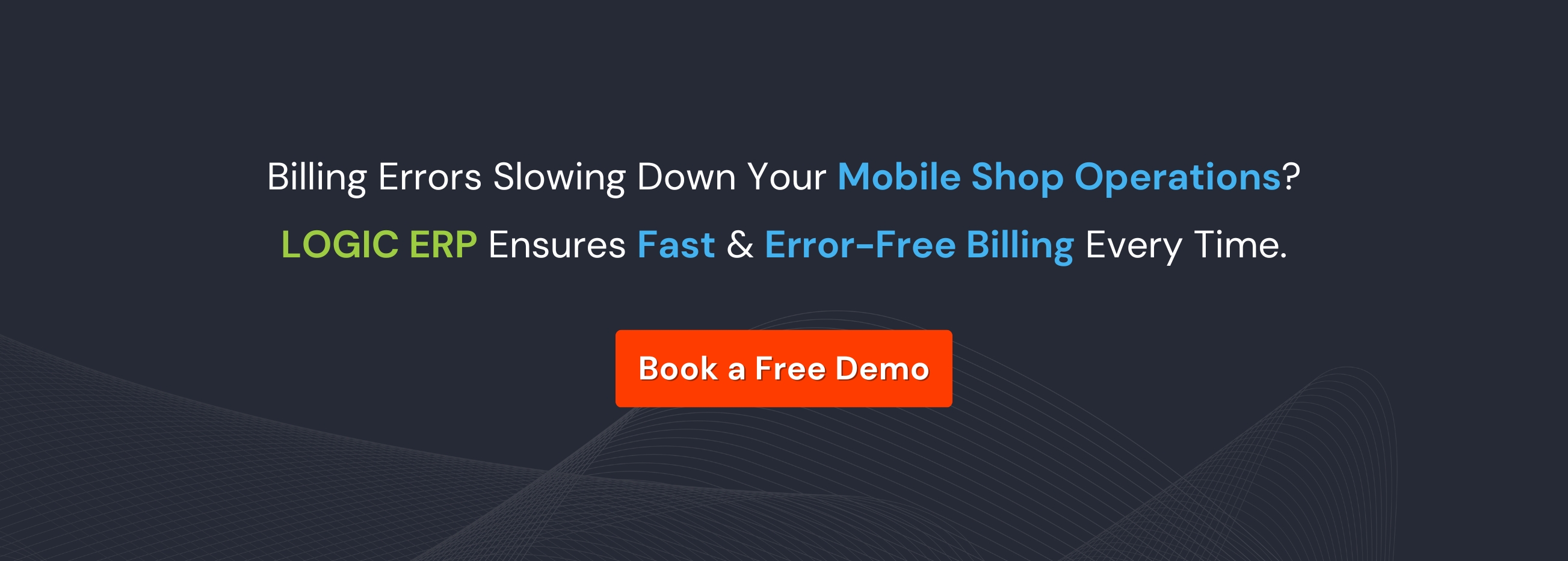 Book a Free Demo of LOGIC ERP Software Now!
