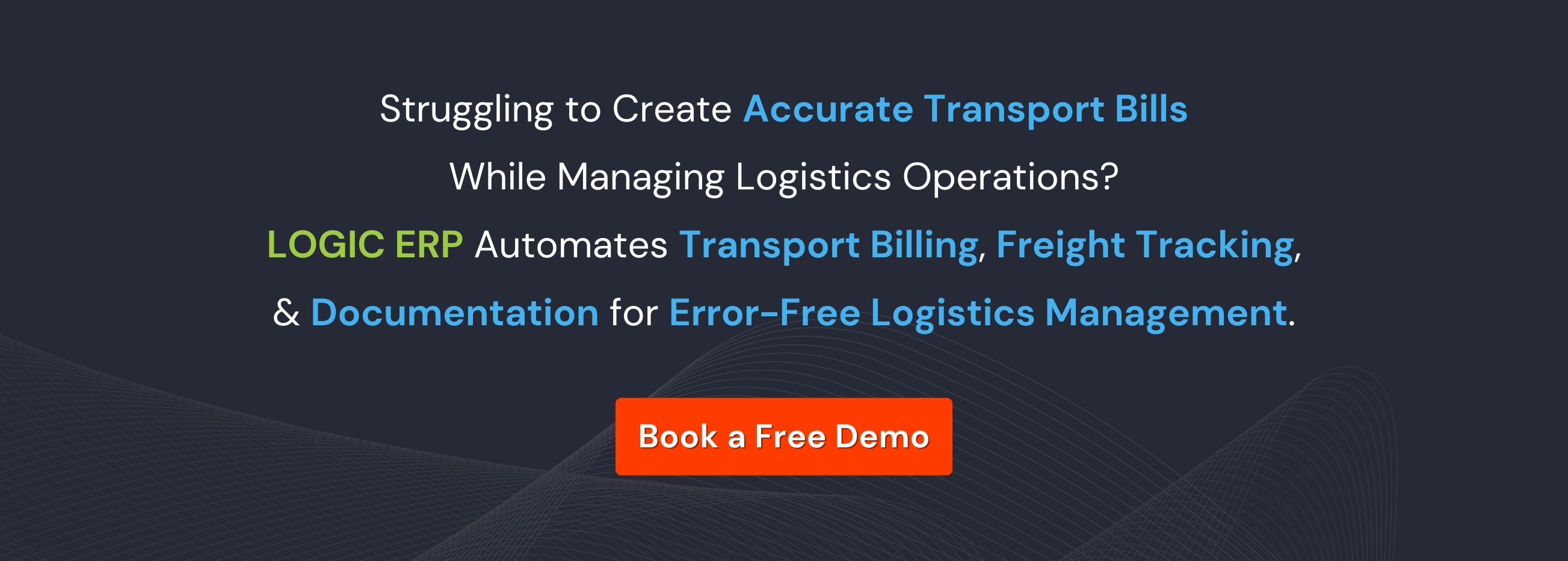 Book a Free Demo of LOGIC ERP Software Now!