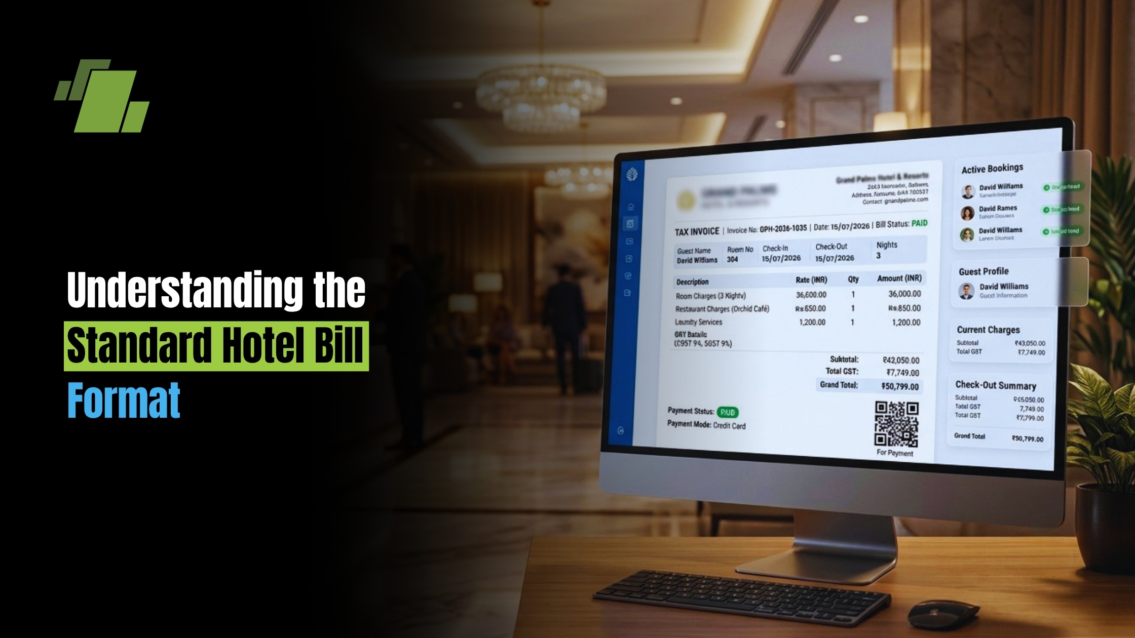 Understanding the Standard Hotel Bill Format