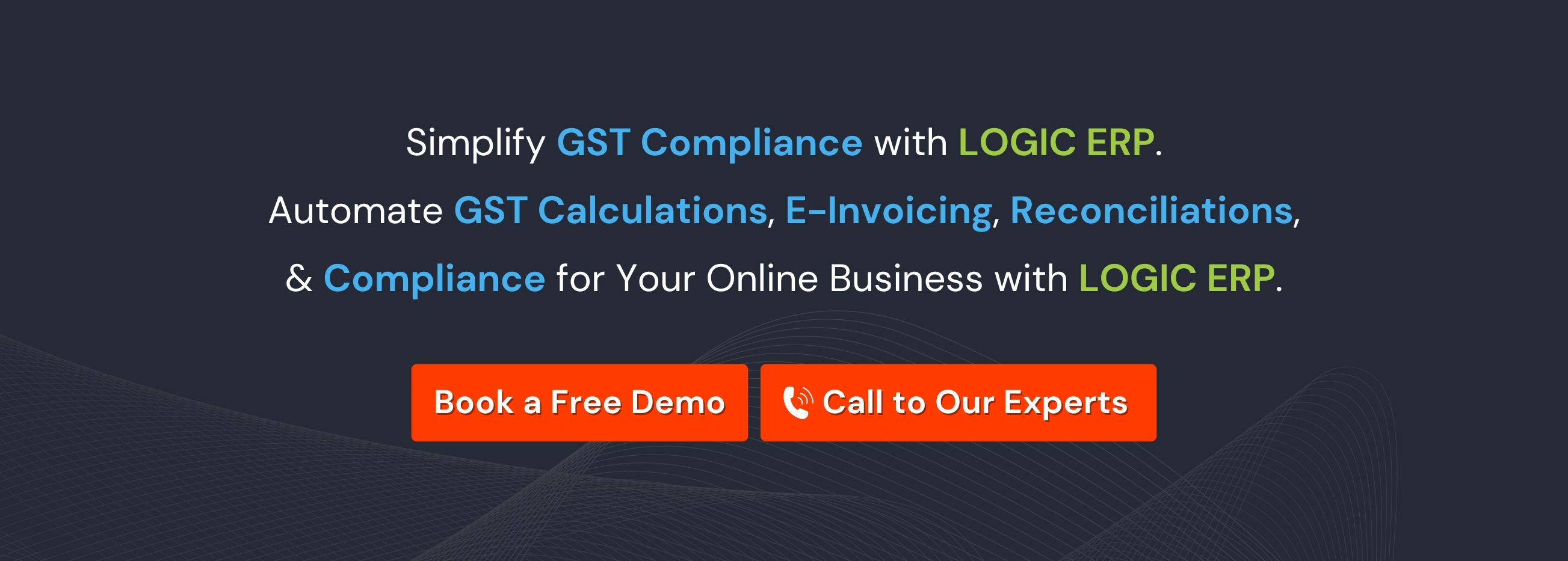 Book a Free Demo of LOGIC ERP Software Now!