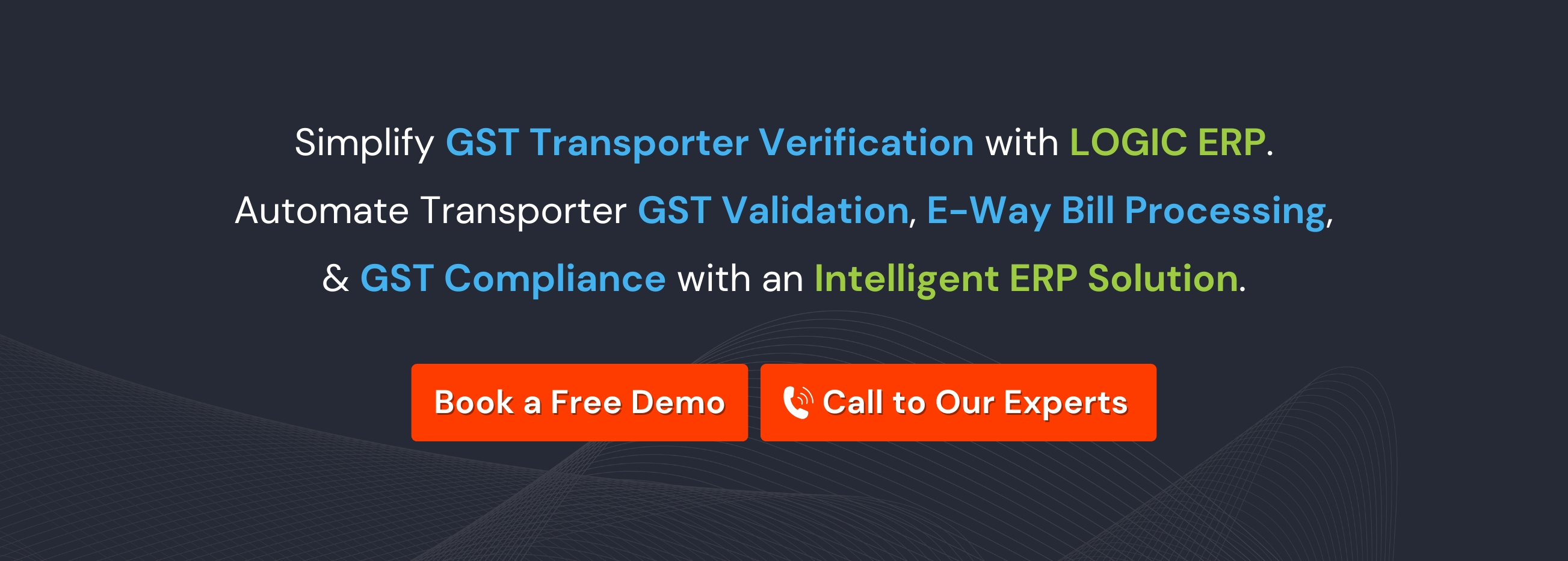 Book a Free Demo of LOGIC ERP Software Now!