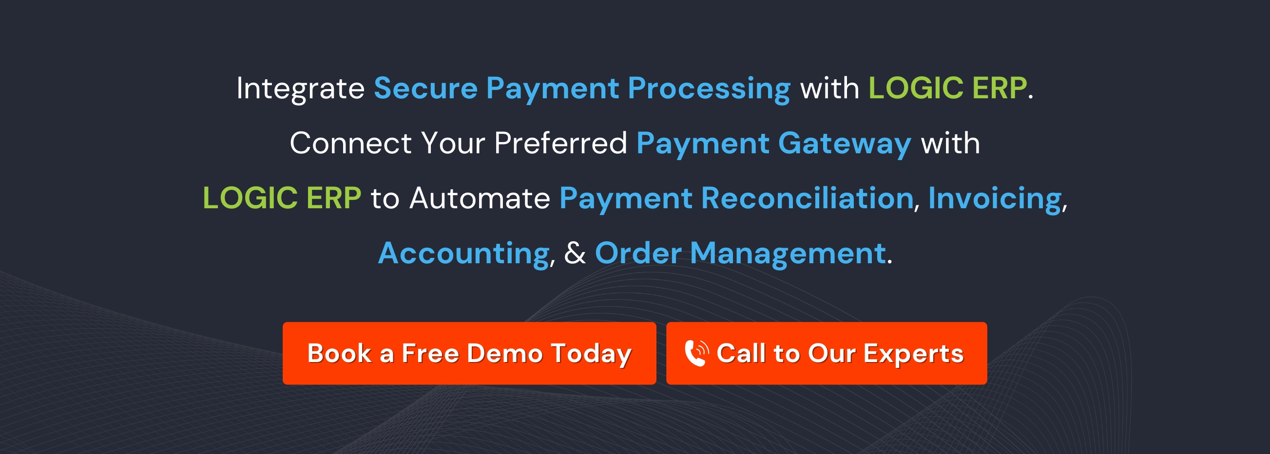 Book a Free Demo of LOGIC ERP Software Now!