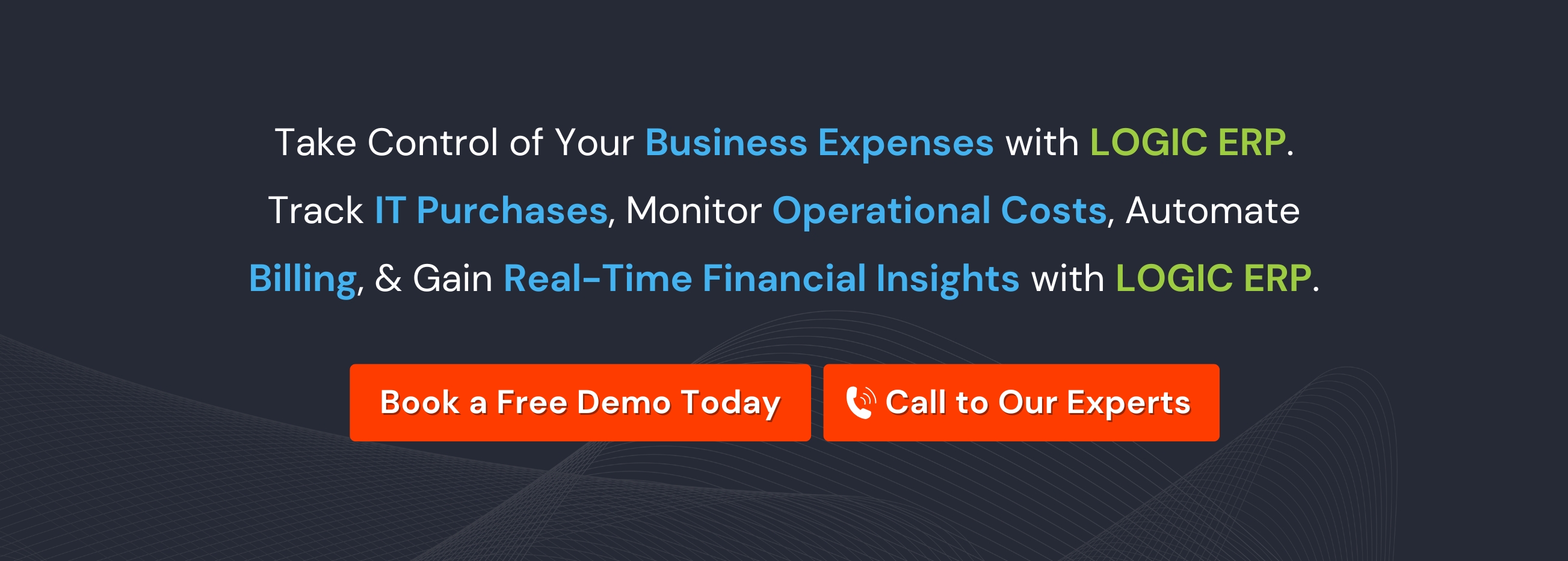 Book a Free Demo of LOGIC ERP Software Now!