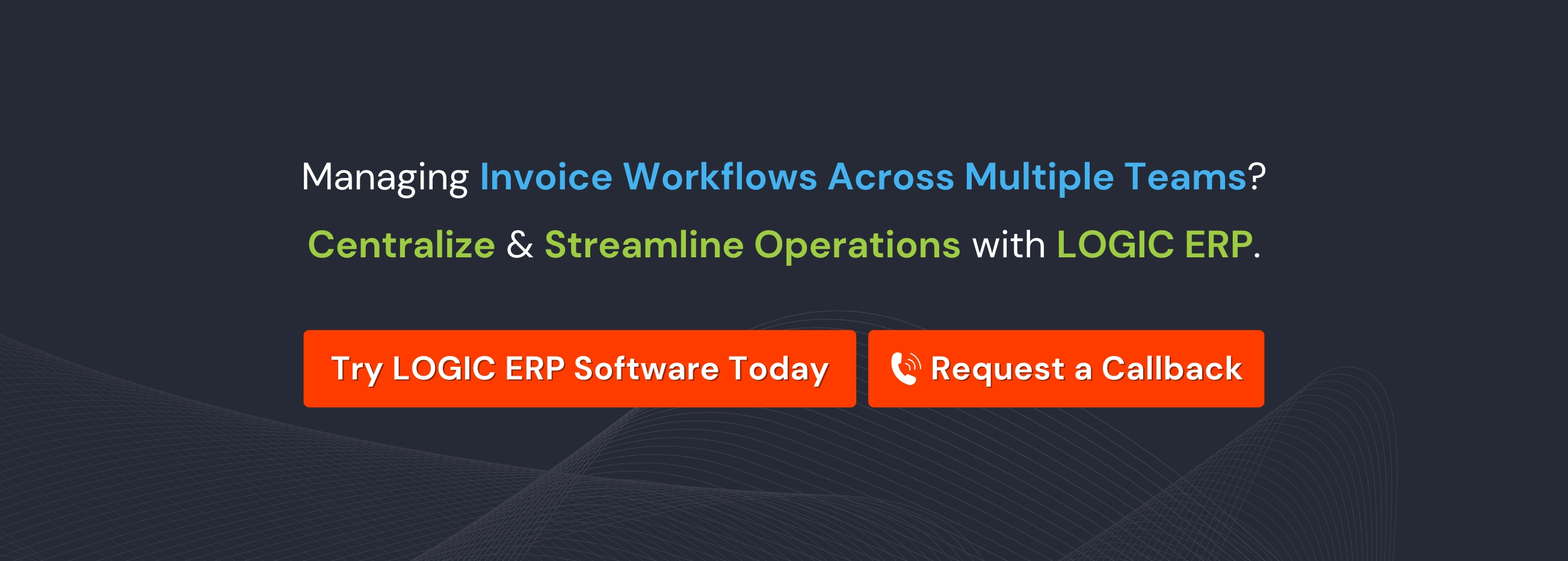 Book a Free Demo of LOGIC ERP Software Now!