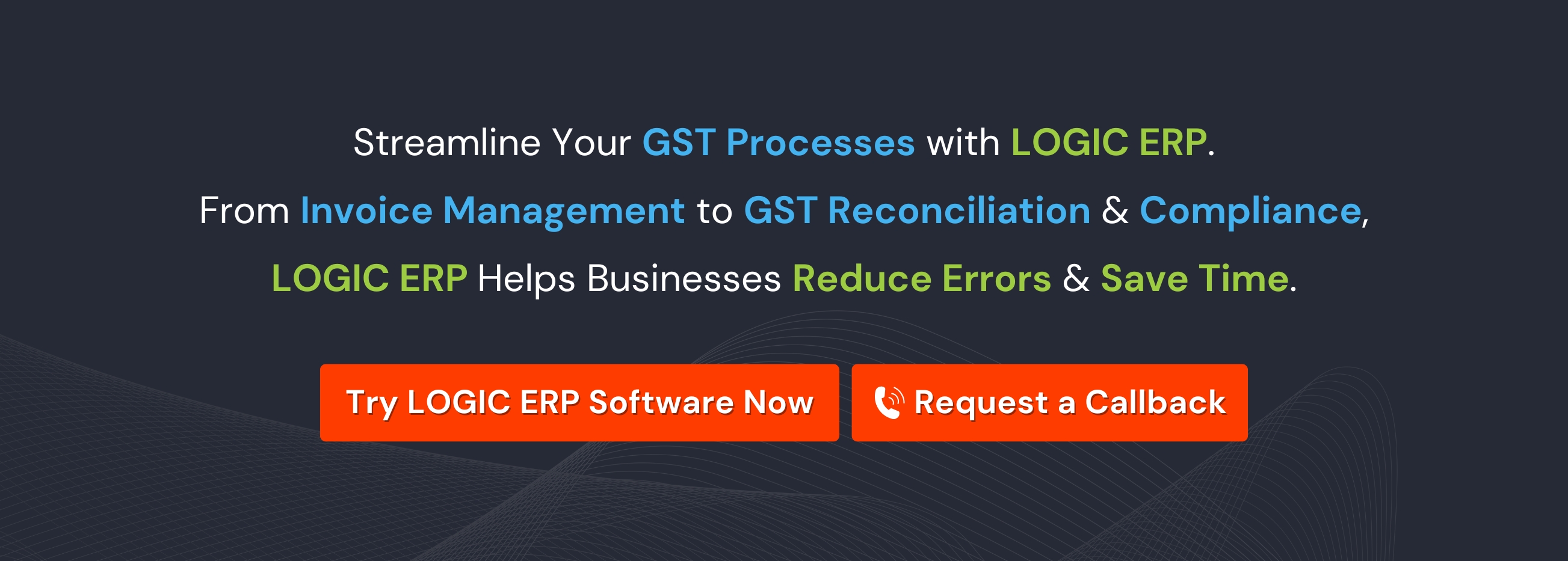 Book a Free Demo of LOGIC ERP Software Now!