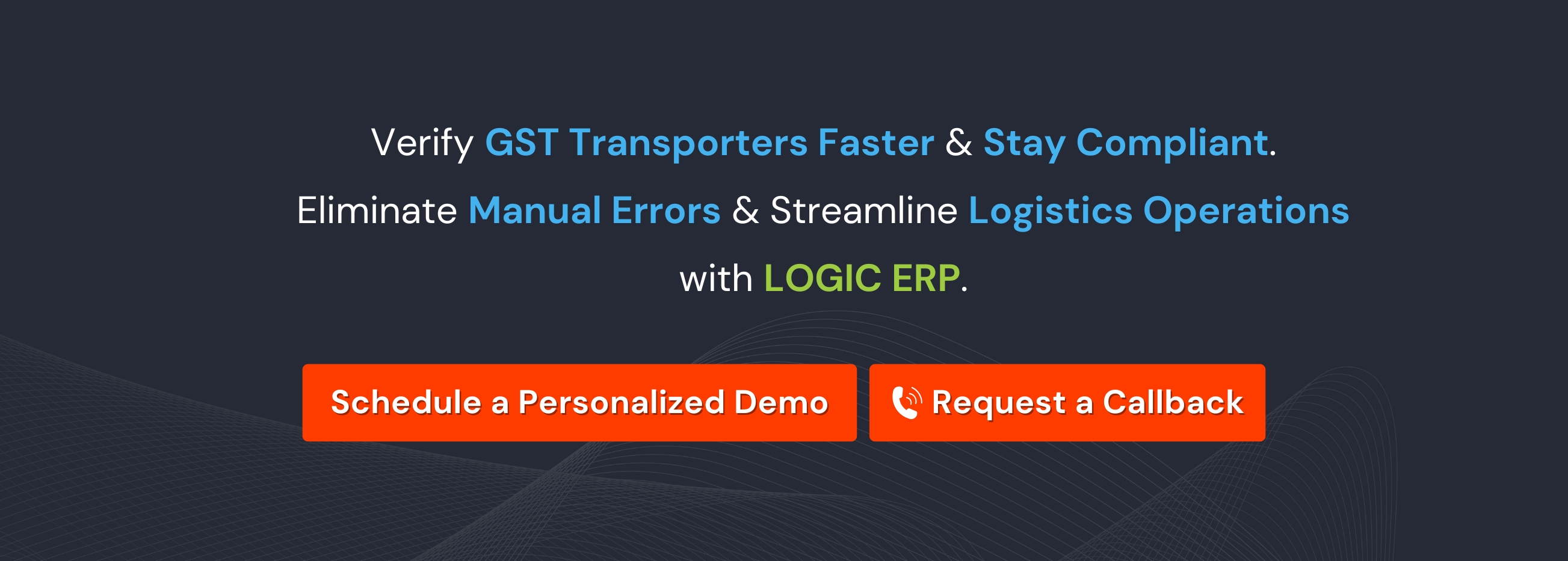 Book a Free Demo of LOGIC ERP Software Now!