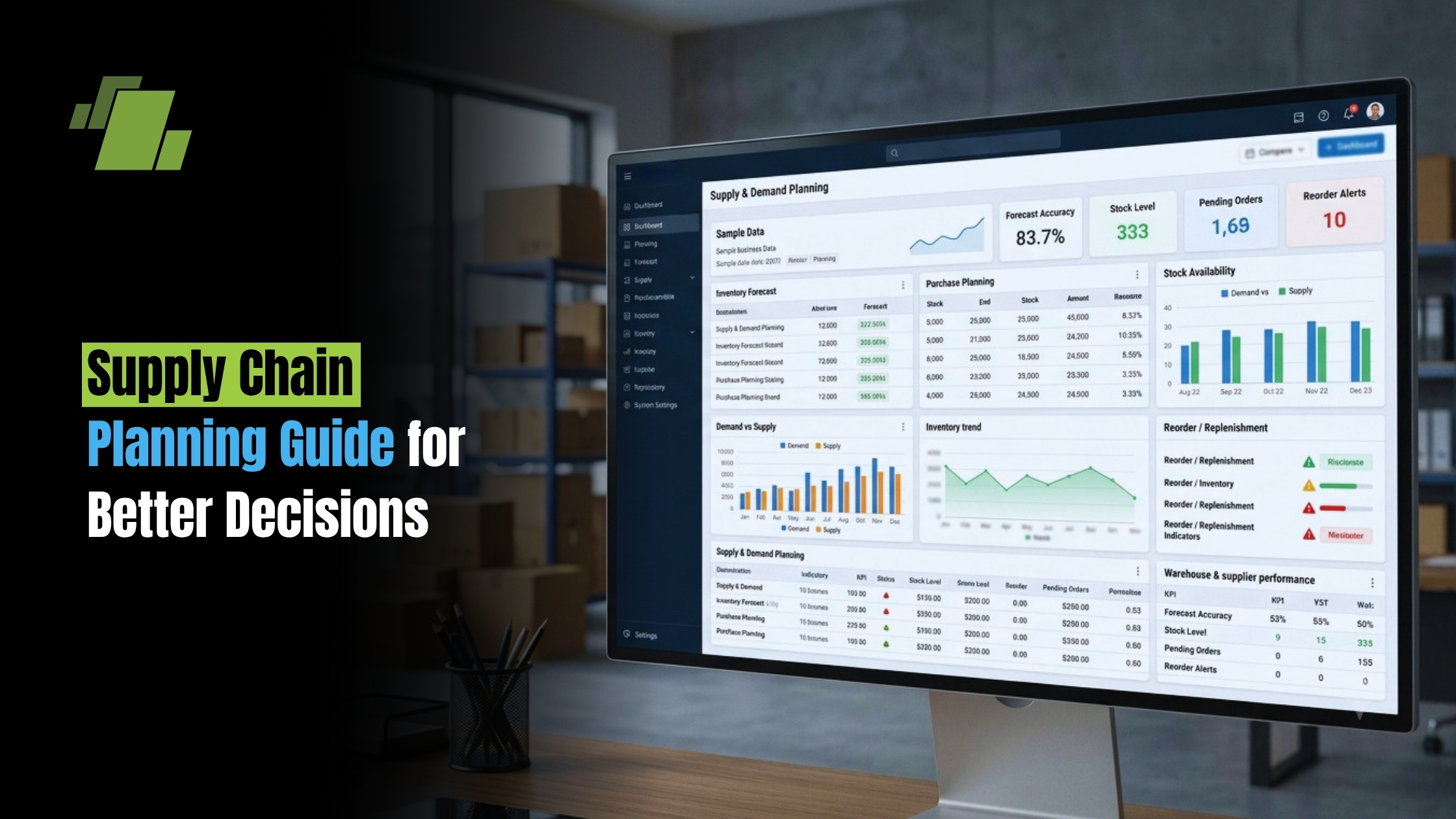 Enhance supply chain planning to boost efficiency, optimize logistics, and control inventory. Learn strategies for effective demand forecasting, procurement, and production scheduling.