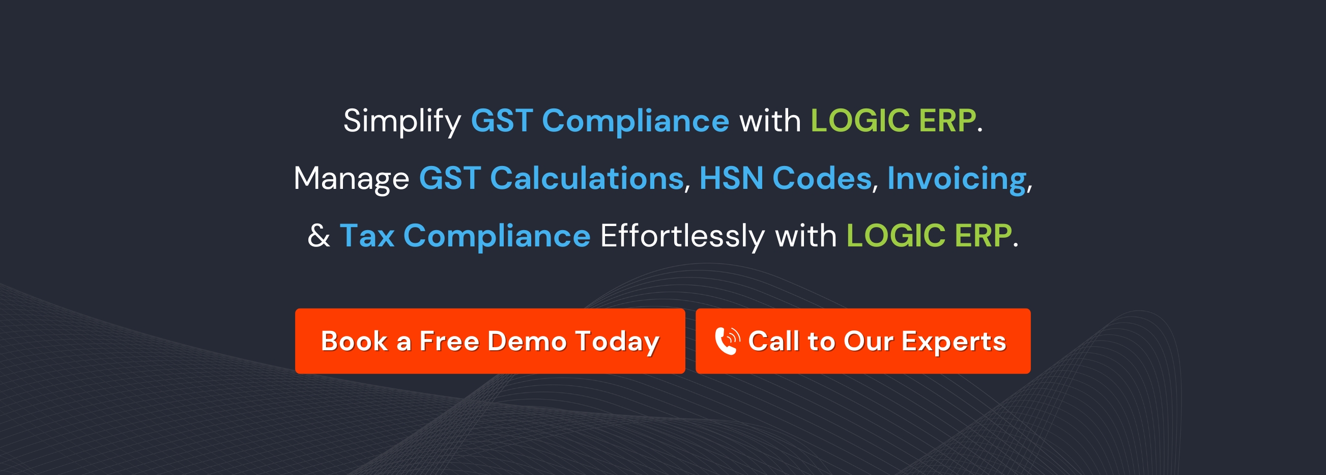 Book a Free Demo of LOGIC ERP Software Now!
