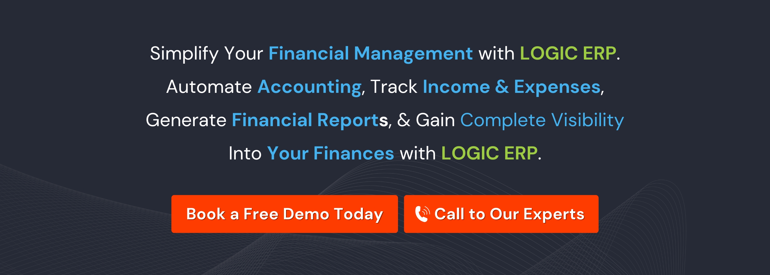 Book a Free Demo of LOGIC ERP Software Now!
