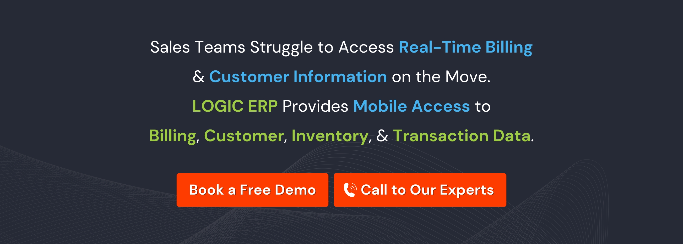 Book a Free Demo of LOGIC ERP Software Now!