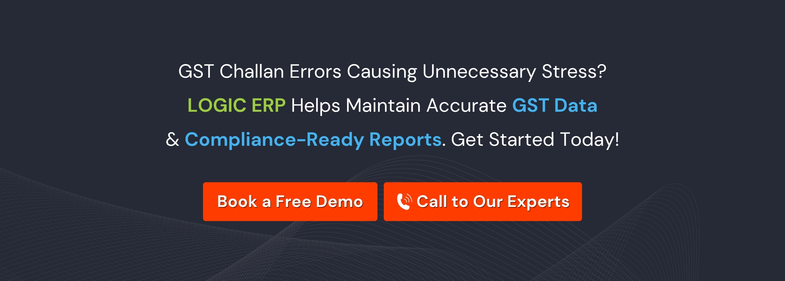 Book a Free Demo of LOGIC ERP Software Now!