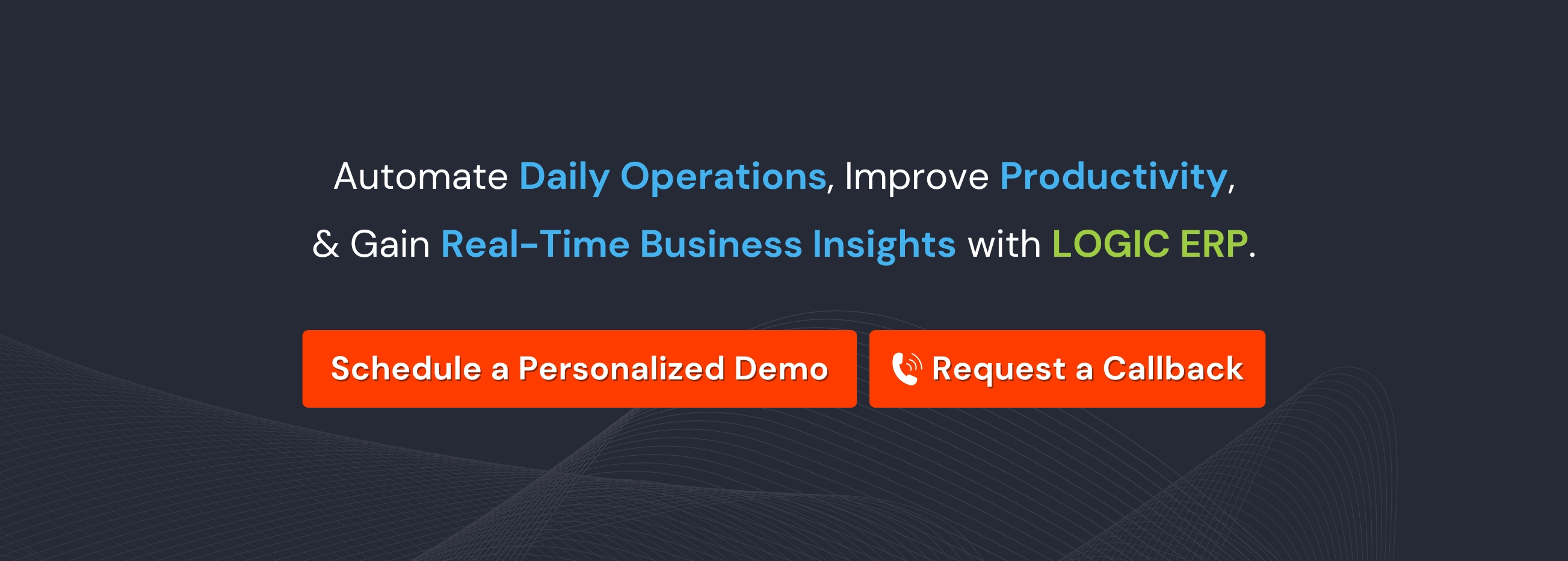 Book a Free Demo of LOGIC ERP Software Now!