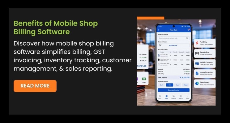 Benefits of Mobile Shop Billing Software