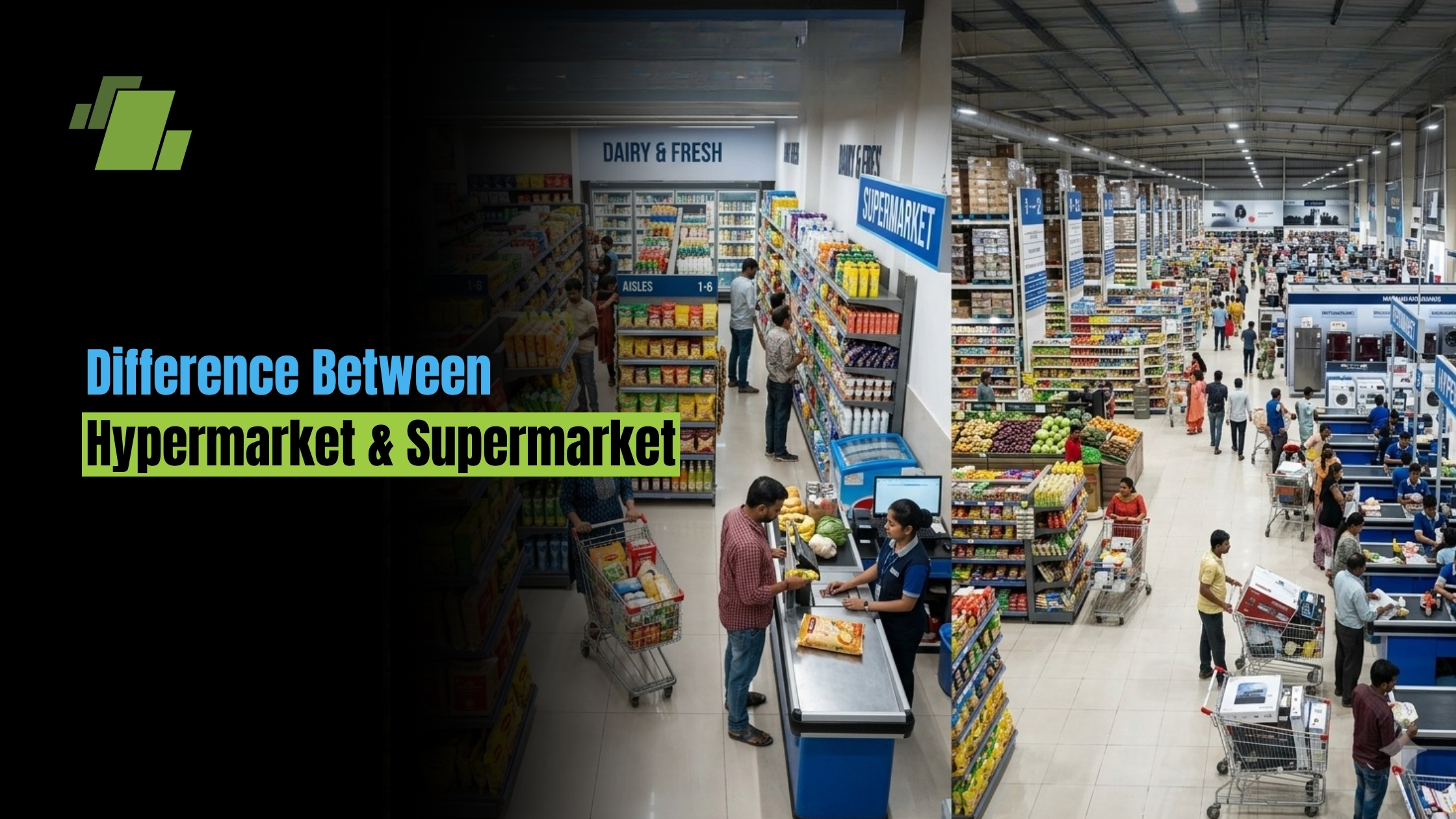 What is the Difference Between Supermarket and Hypermarket?