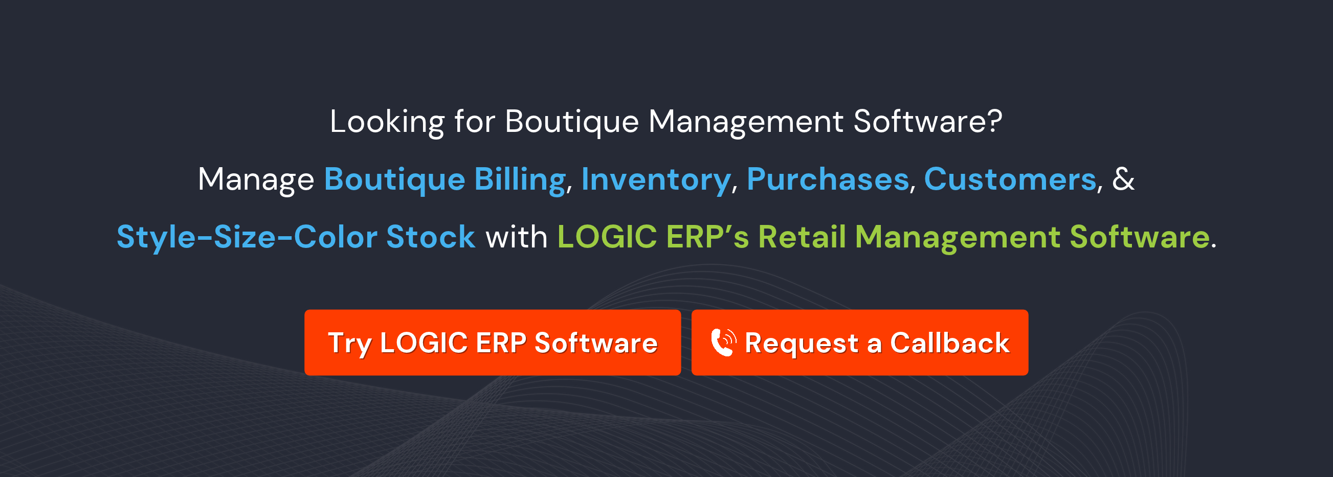 Book a Free Demo of LOGIC ERP Software Now!