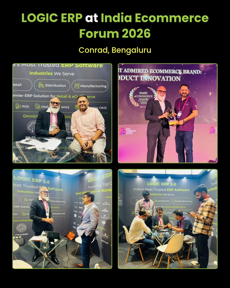 LOGIC ERP at India Ecommerce Forum 2026, Bengaluru
