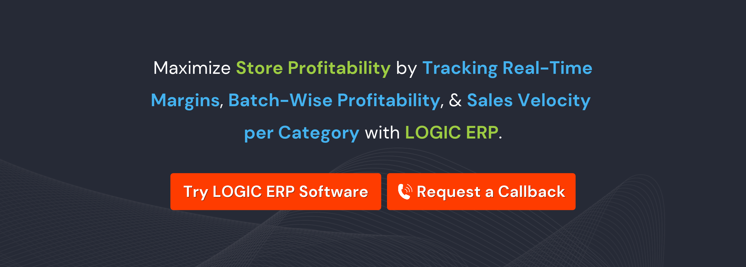 Book a Free Demo of LOGIC ERP Software Now!
