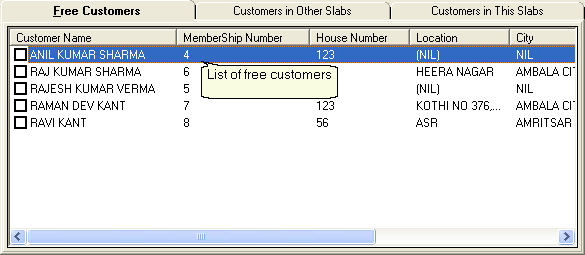 AllocateCustomersToDiscountSlabs_FreeCust