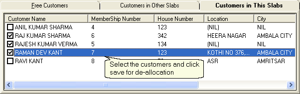 AllocateCustomersToDiscountSlabs_DeAlloc