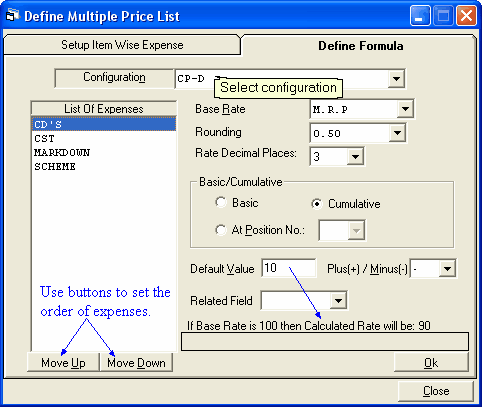 DefineItemWisePriceList_DefConfig